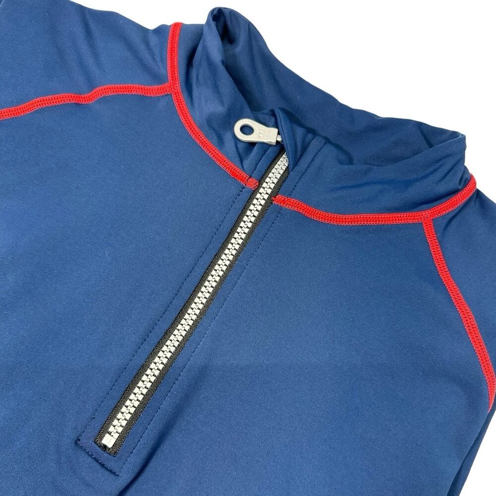 Sun Protection Zone DuckSkinz UV H2O Armor Blue Rashguard men sz L